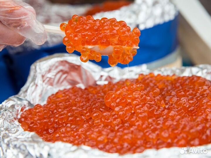 Икра горбуши, форели, кеты