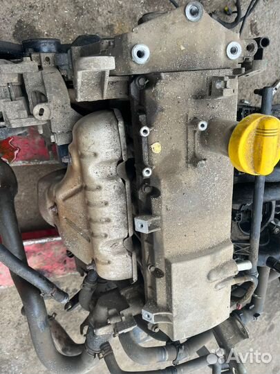 Мотор Рено Логан 1.6 л 8 клап 2013 год