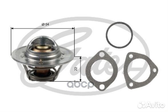 Термостат ford/volvo escort/fiesta/orion/940/96
