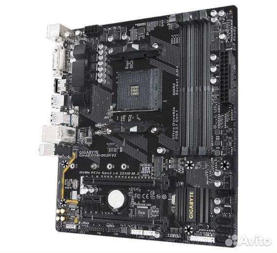 Материнская плата gigabyte GA-AB350M-DS3H V2
