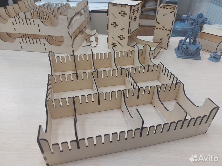 Фанерный органайзер для настольных игр