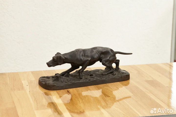 1902 г Каслинское литье кас з Поинтер на стойке