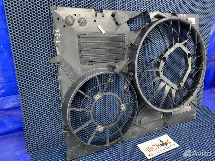 Диффузор радиатора VW Touareg GP 2002-2010