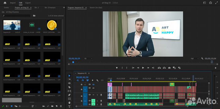 Видеомонтажер / reels / tiktok / youtube / shorts