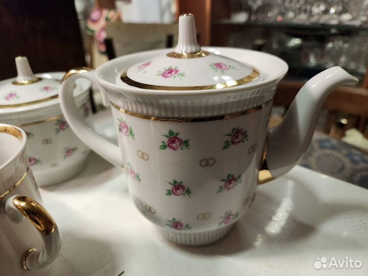 Чайный сервиз Свадебный лфз СССР