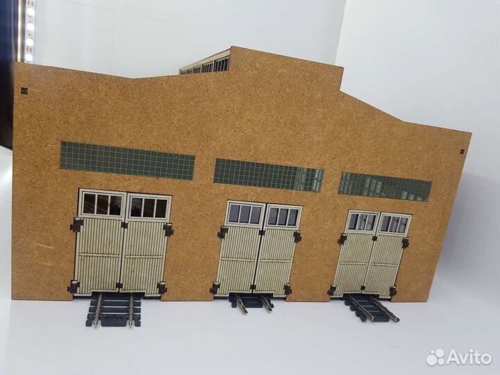 Трехстойловое депо. Кит набор для сборки. 1/87