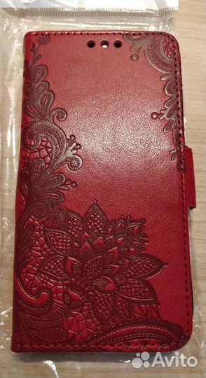 Кожаный чехол-книжка для Xiaomi Redmi 4X