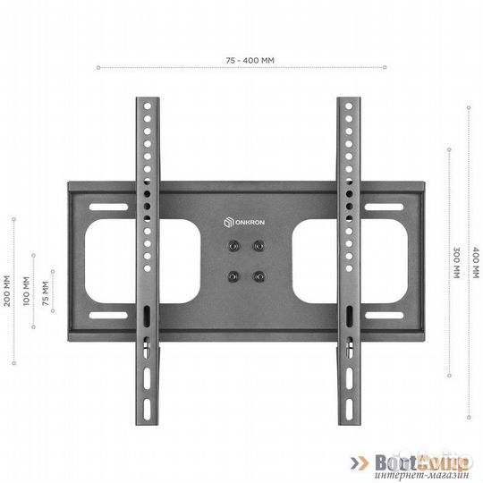 Кронштейн для телевизора Onkron PT1 черный 26”-55”