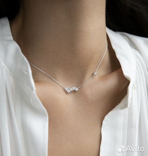 Колье Momnt серебро