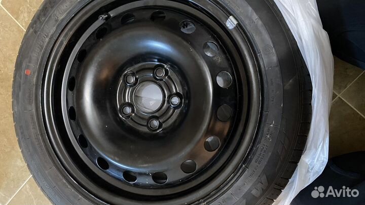 Диски штампованные r15 + колпаки 2