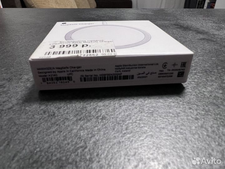 Беспроводная зарядка Apple MagSafe оригинал