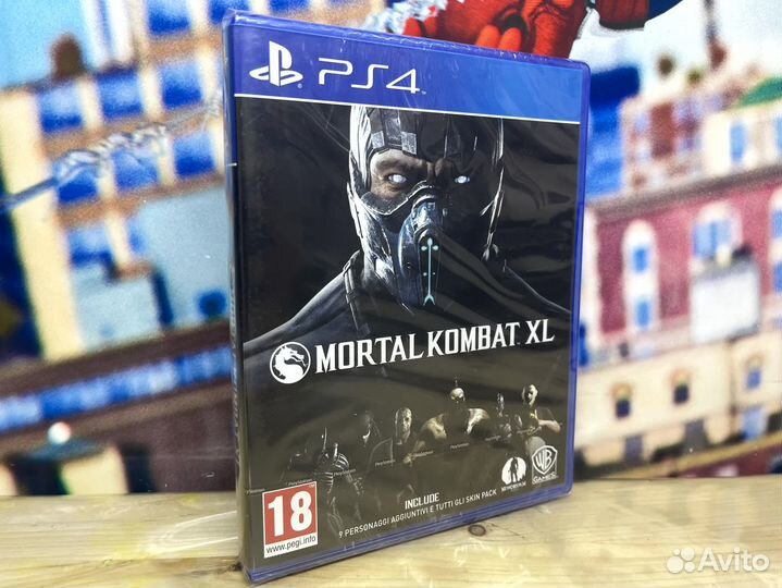 Игры PS4 Mortal Kombat XL диск