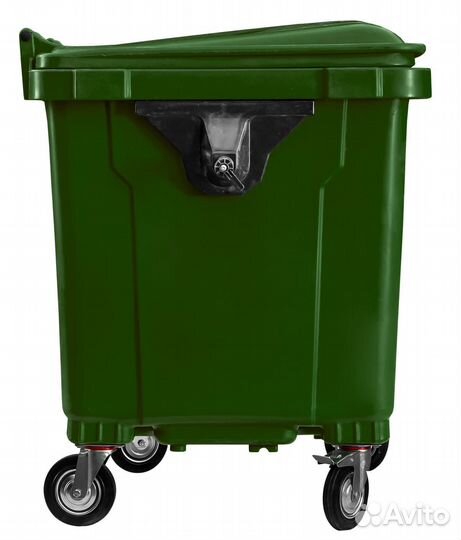 Мусорный бак для тбо 1100 л с крышкой
