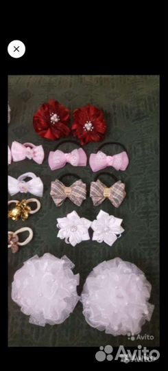 Резинки,ободки,банты,заколки для волос