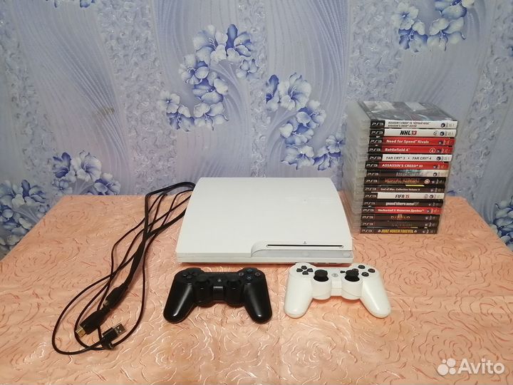 Sony PlayStation 3 slim 320gb (много игр)