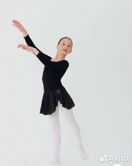 Купальник гимнастический с юбкой