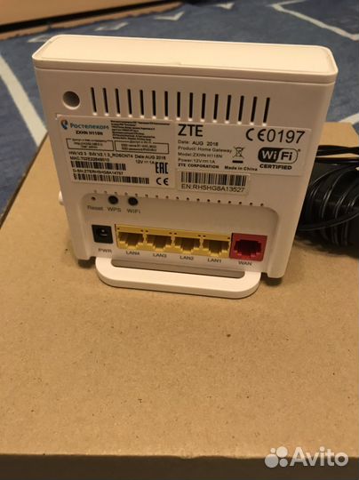 Маршрутизатор Wi-Fi zte zxhn h118n