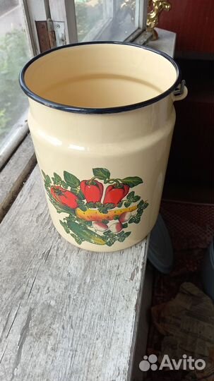 Бидон эмалированный