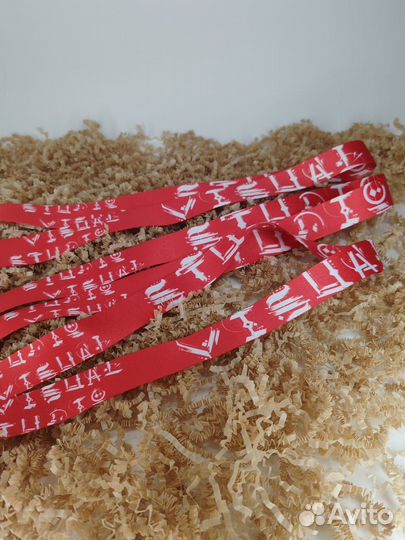 Печать на лентах, лента с лого, лента для медали