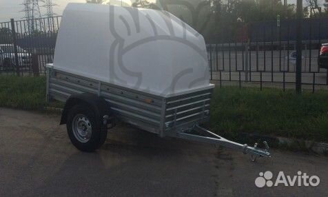 Прицеп с крышкой 01.026. Дачные переезды