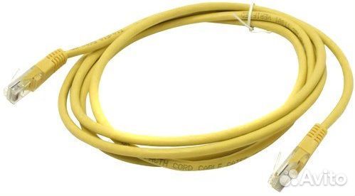 Патч корд ExeGate EX258674RUS кат.5e 2,0м жёлтый U