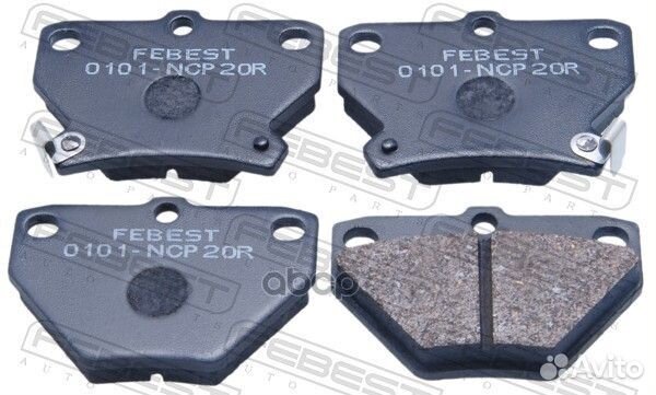 Колодки тормозные 0101NCP20R Febest