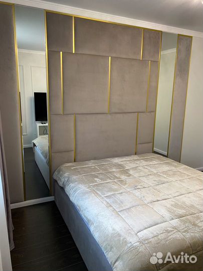 Кровати и мягкие стеновые панели от производителя