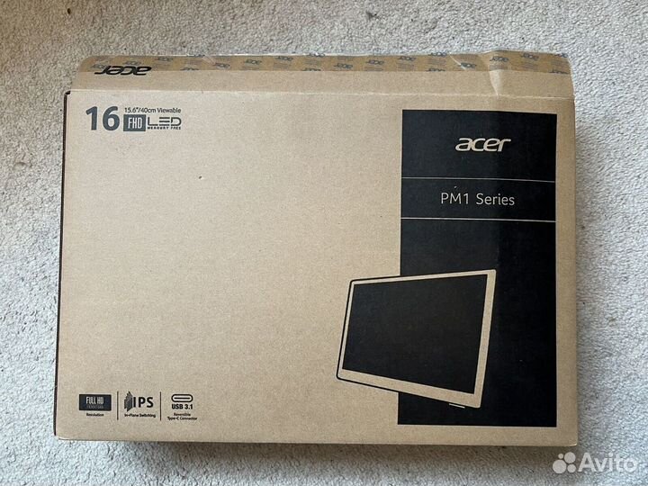 Портативный монитор Acer PM161Q 15,6