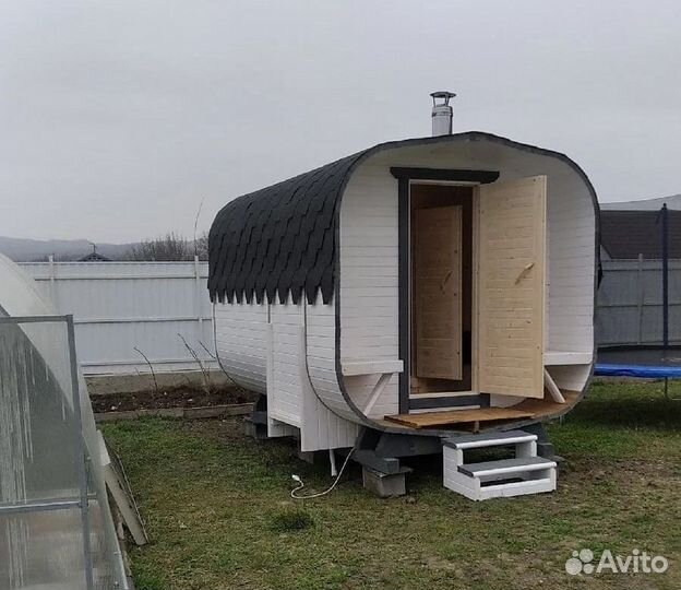Готовая баня Квадро баня