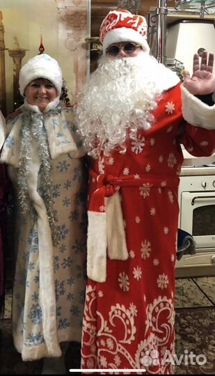 Костюм деда мороза и снегурочки аренда