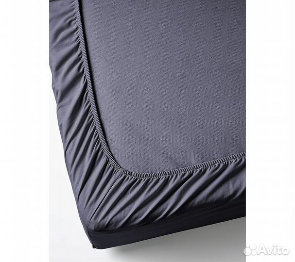 Простынь GoodNight Сатин 200х200х20 Мокрый Асфальт