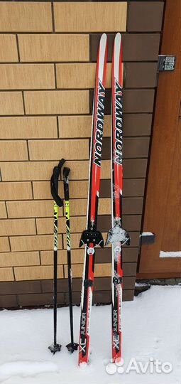 Лыжные ботинки,Лыжи и палки