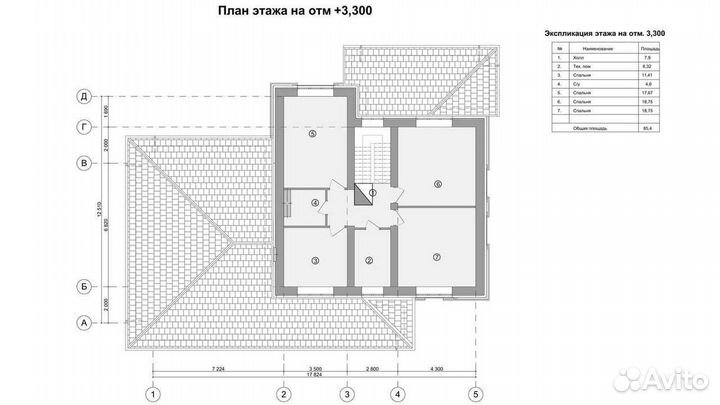 Дом из газоблока 214 m2