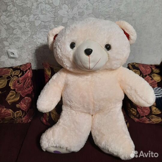 Большая мягкая игрушка медведь