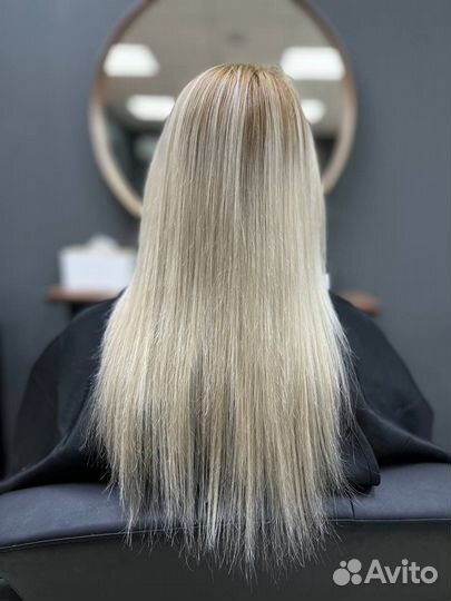 Наращивание волос модель
