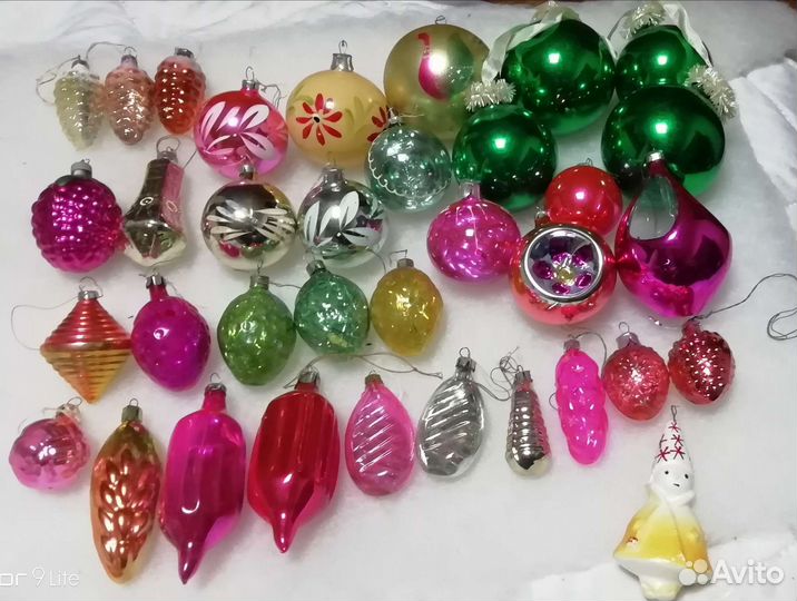 Елочные игрушки СССР гдр