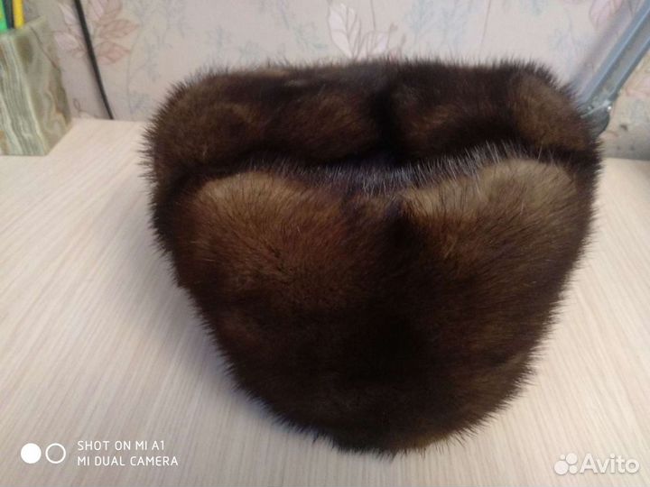 Мужская норковая шапка