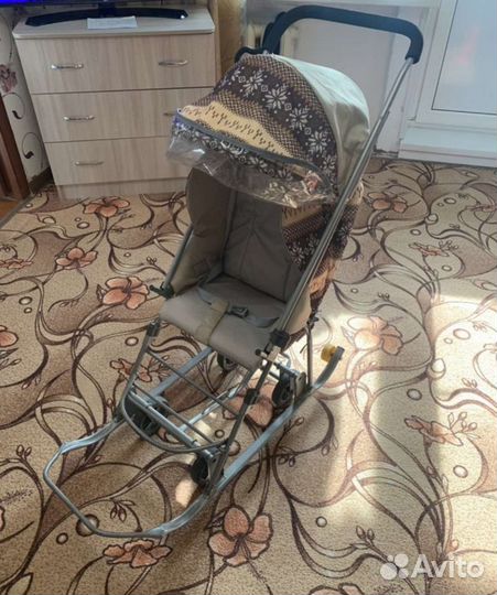 Коляска санки