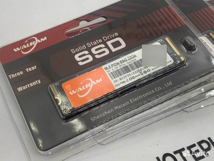 Новый 512gb SSD M.2 накопитель walram