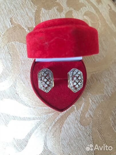 Серьги золото СССР