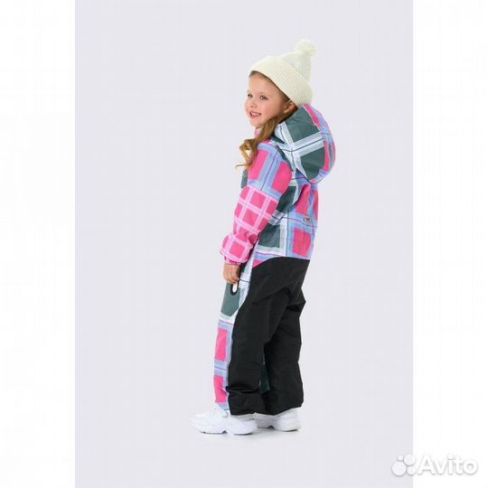 Комбинезон Oldos утепленный Бэй (фуксия с незабудковым), р. 104