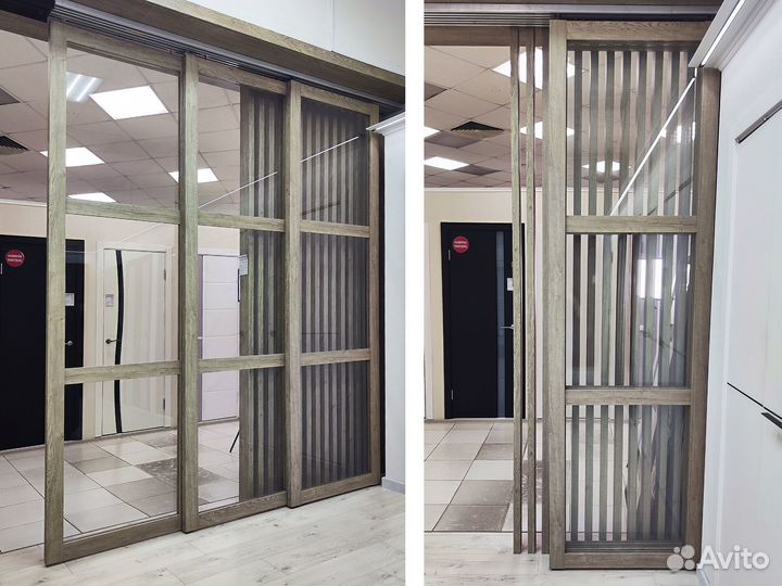 Межкомнатная дверь телескоп раздвижная