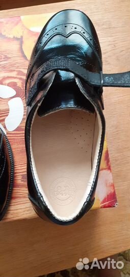 Кожаные полуботинки для мальчика