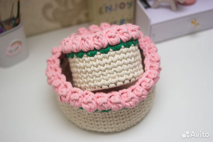 Корзинка 2шт. Ручной работы