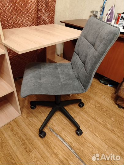 Компьютерное кресло TetChair zero BPL, флок, серый