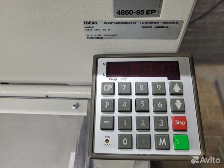 Бумагорезательная машина Ideal 4850-95EP