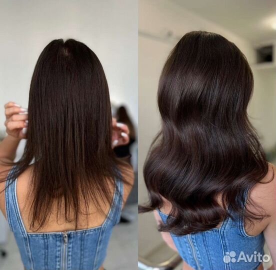 Наращивание волос от 20 см