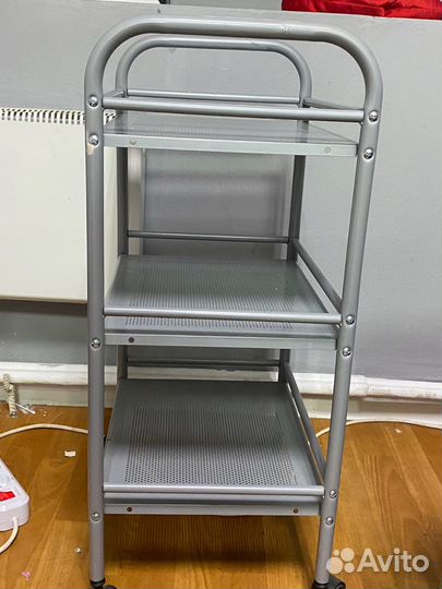 Тележка косметологическая металлическая