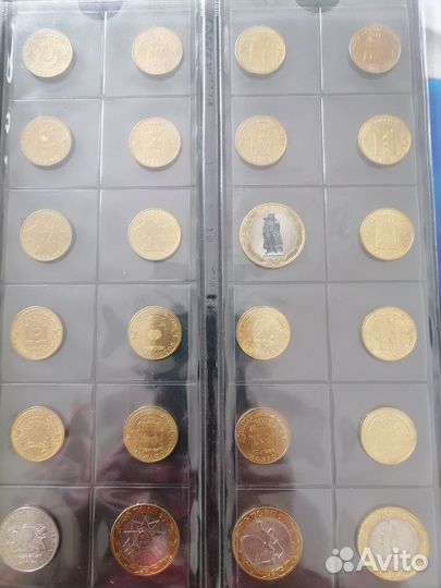 Полная Коллекция 10 рублевых монет+ 25 рублевые