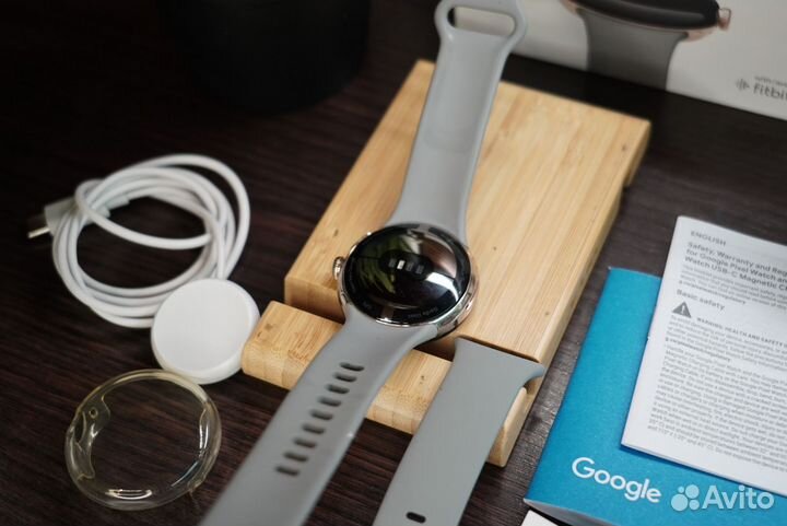 Часы Google Pixel Watch (Wi-Fi, Champagne Gold)
